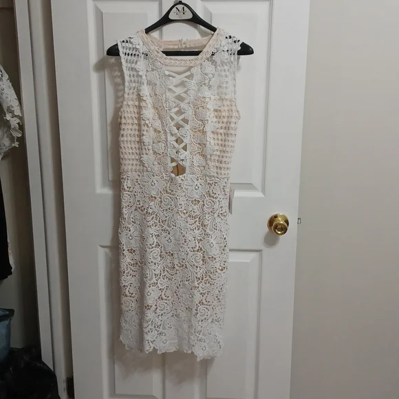 white christmas dresses Blue Deep Sea Crochet Maxi Dress